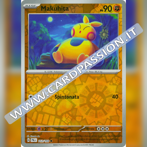 112/193 Makuhita Reverse | Evoluzioni a Paldea