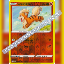 019/195 Growlithe Reverse | Tempesta Argentata