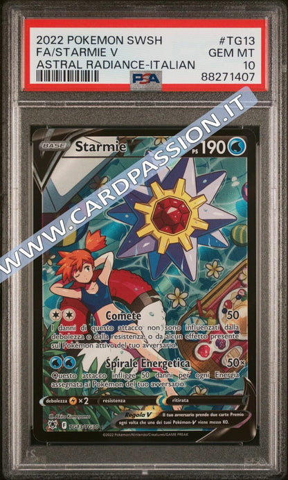 TG13/TG30 Starmie V | Lucentezza Siderale - PSA 10