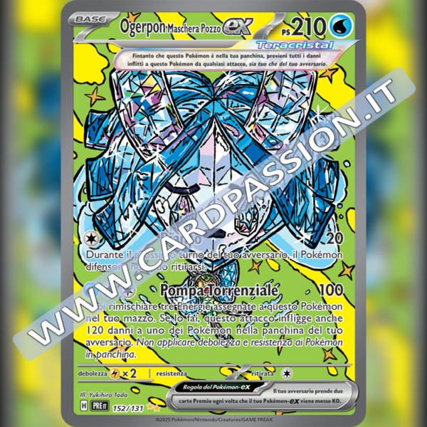 152/131 Ogerpon Maschera Pozzo ex (Alternative Art) | Evoluzioni Prismatiche