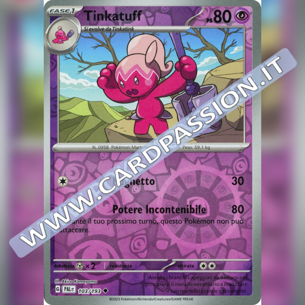 103/193 Tinkatuff Reverse | Evoluzioni a Paldea