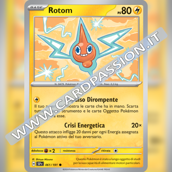 061/191 Rotom | Scintille Folgoranti