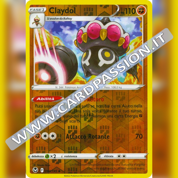 094/195 Claydol Reverse | Tempesta Argentata