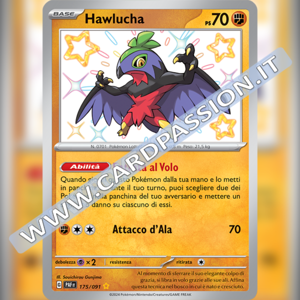 175/091 Hawlucha Shiny | Destino di Paldea