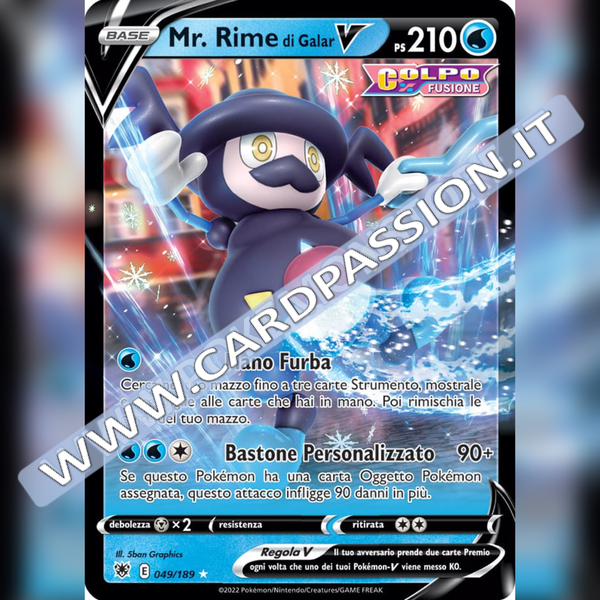 049/189 Mr. Rime di Galar V | Lucentezza Siderale - Card Passion