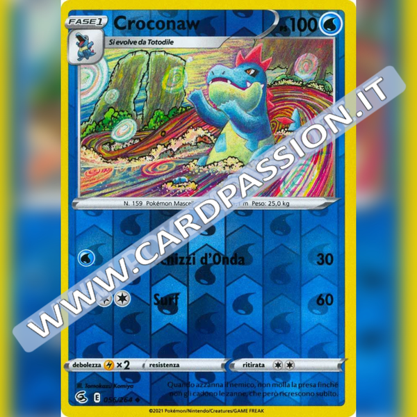 056/264 Croconaw Reverse | Colpo Fusione - Card Passion