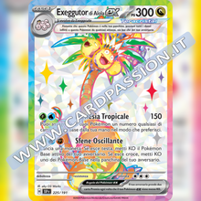 225/191 Exeggutor di Alola ex Teracristal (Full Art) | Scintille Folgoranti