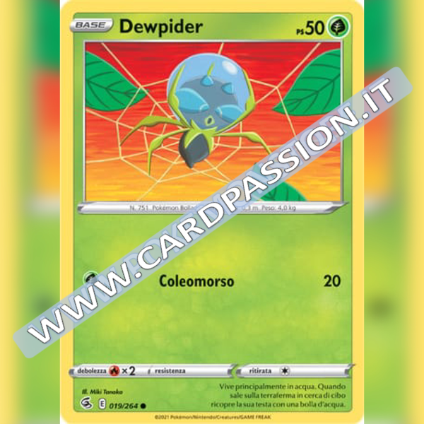 019/264 Dewpider | Colpo Fusione - Card Passion