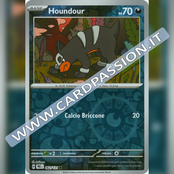 062/131 Houndour Reverse | Evoluzioni Prismatiche