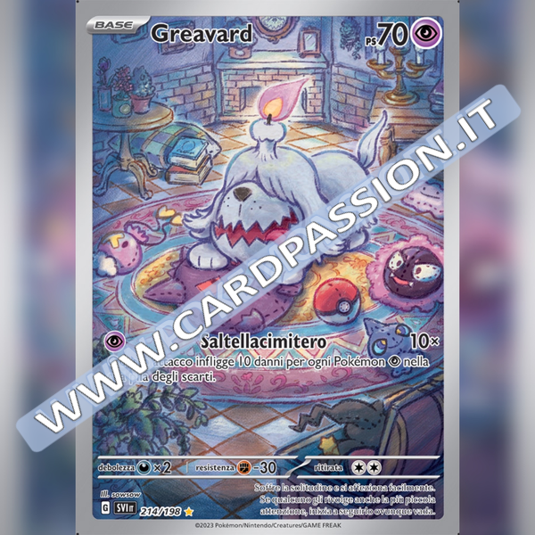 214/198 Greavard Illustrazione Rara | Scarlatto e Violetto