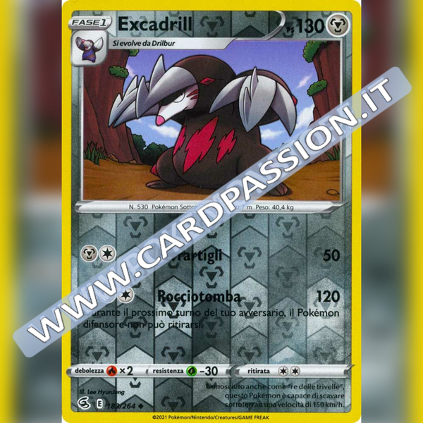 183/264 Excadrill Reverse | Colpo Fusione - Card Passion