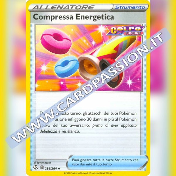 236/264 Compressa Energetica | Colpo Fusione - Card Passion