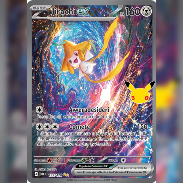 155/128 Jirachi-ex SAR | 30esimo Anniversario