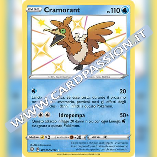 SV030/SV122 Cramorant Baby Shiny | Destino Splendente - Card Passion