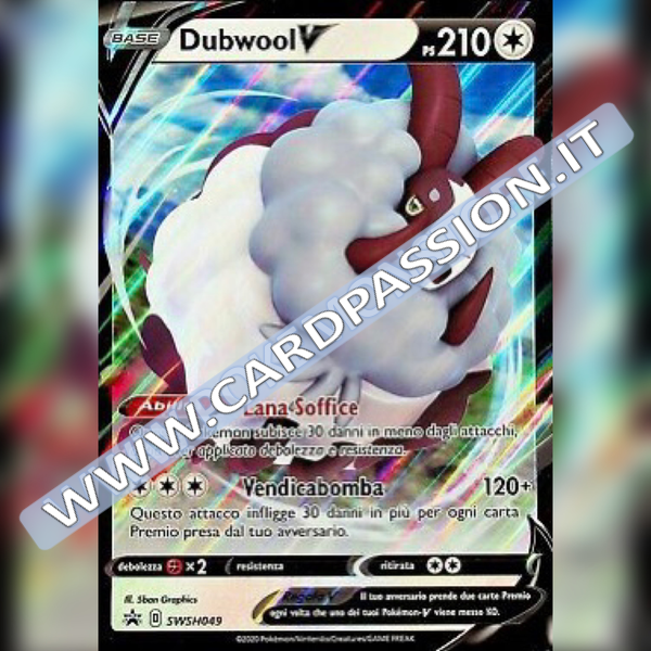 SWSH049 Dubwool V | Black Star Promo - Card Passion