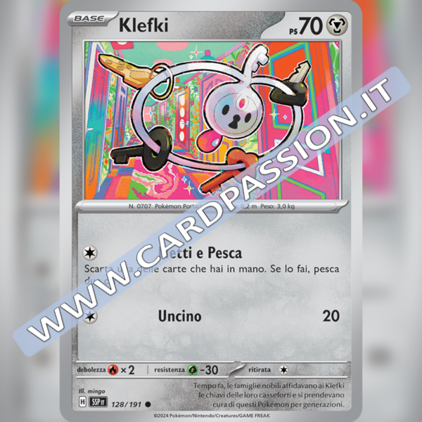 128/191 Klefki | Scintille Folgoranti
