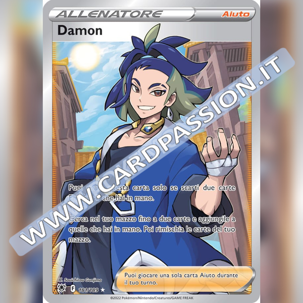181/189 Damon (Full Art) | Lucentezza Siderale - Card Passion