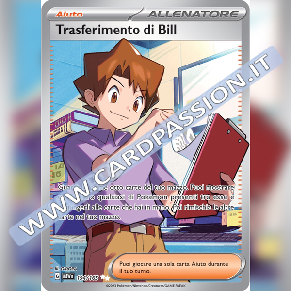 194/165 Trasferimento di Bill (Full Art) | Scarlatto e Violetto 151