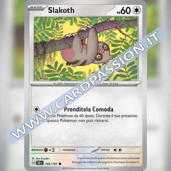 145/191 Slakoth | Scintille Folgoranti