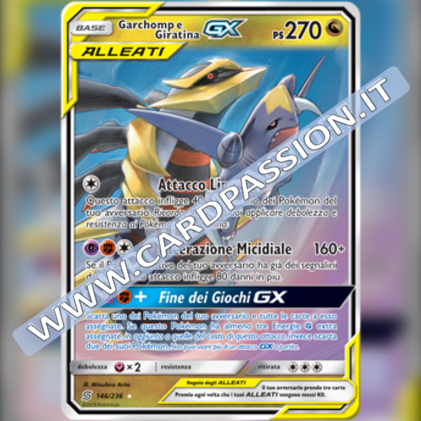 146/236 Garchomp e Giratina GX | Sintonia Mentale - Card Passion