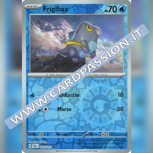 058/193 Frigibax Reverse | Evoluzioni a Paldea