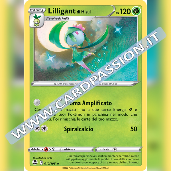 010/195 Lilligant di Hisui | Tempesta Argentata