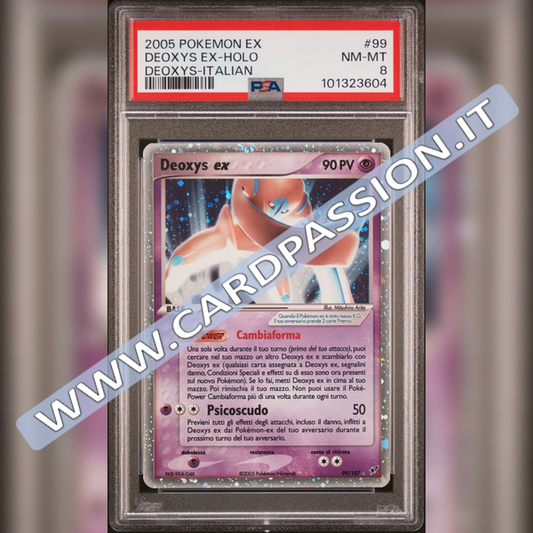 99/107 Deoxys ex | ex Deoxys - PSA 8