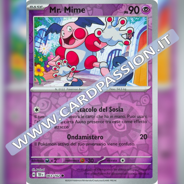 063/162 Mr. Mime Reverse | Cronoforze