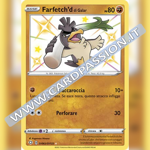SV063/SV122 Farfetch’d Di Galar Baby Shiny | Destino Splendente - Card Passion
