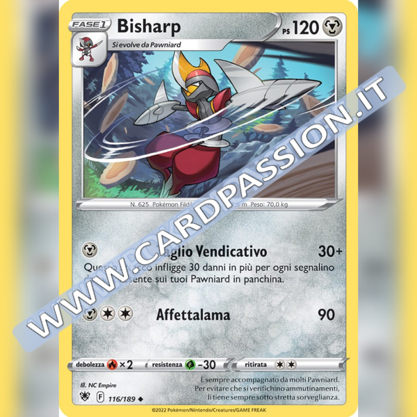 116/189 Bisharp Non Comune | Lucentezza Siderale - Card Passion