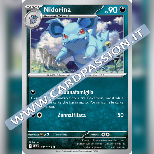 030/165 Nidorina | Scarlatto e Violetto 151