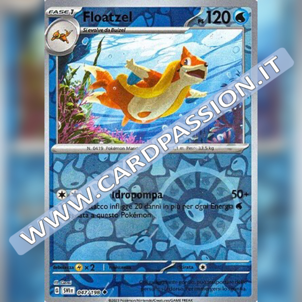 047/198 Floatzel Reverse | Scarlatto e Violetto