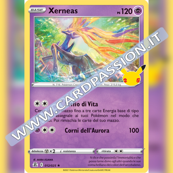 012/025 Xerneas Holo | Gran Festa - Card Passion
