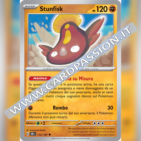 112/197 Stunfisk | Ossidiana Infuocata