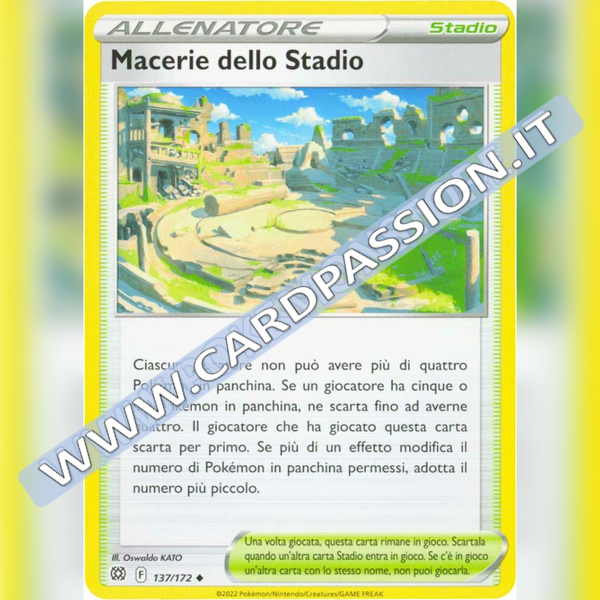 137/172 Macerie dello Stadio | Astri Lucenti - Card Passion