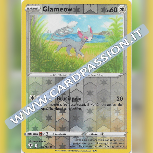 127/189 Glameow Comune Reverse | Lucentezza Siderale - Card Passion