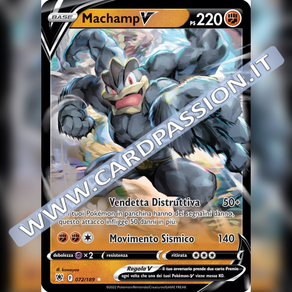 072/189 Machamp V| Lucentezza Siderale - Card Passion