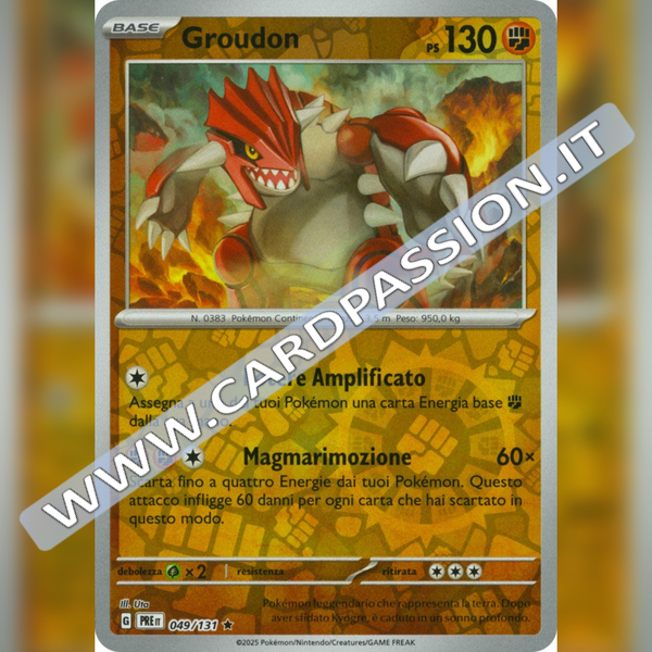 049/131 Groudon Reverse | Evoluzioni Prismatiche