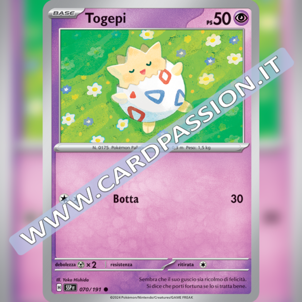 070/191 Togepi | Scintille Folgoranti