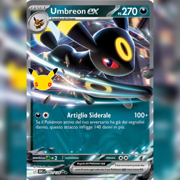092/128 Umbreon-ex | 30esimo Anniversario