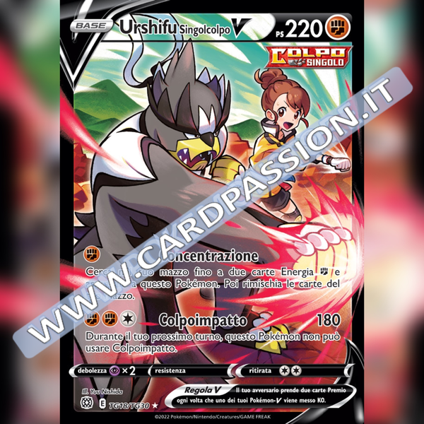 TG18/TG30 Urshifu Singolcolpo V | Astri Lucenti - Card Passion
