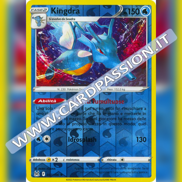037/196 Kingdra Reverse | Origine Perduta - Card Passion