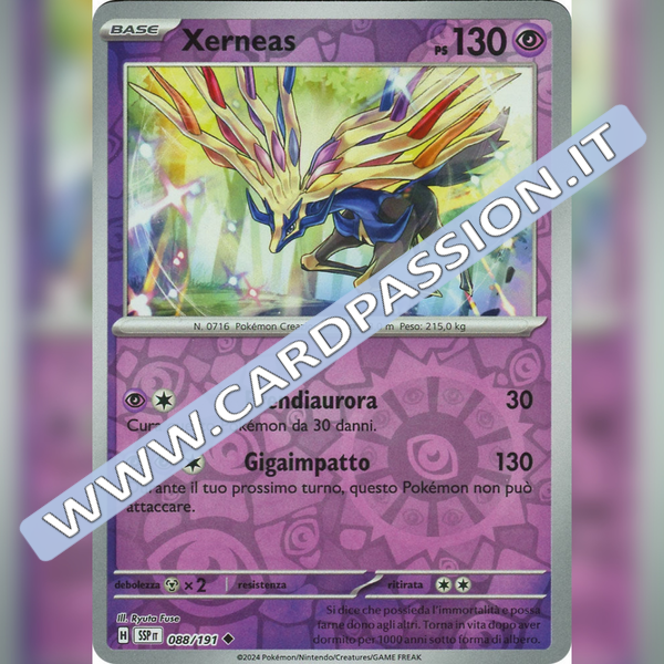 088/191 Xerneas Reverse | Scintille Folgoranti
