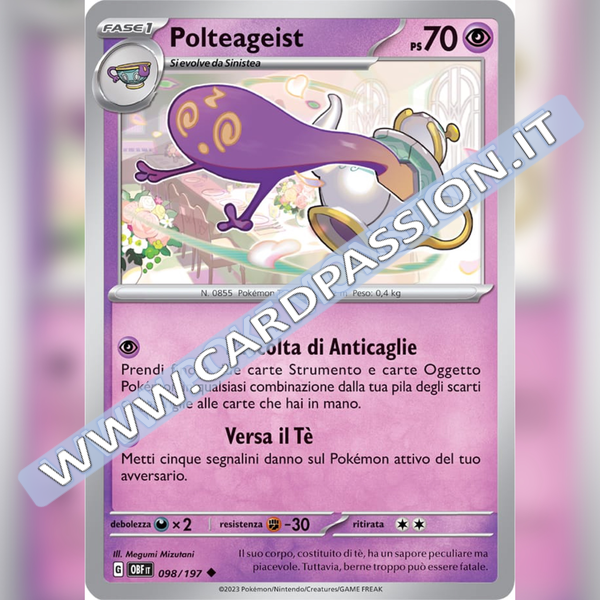 098/197 Polteageist | Ossidiana Infuocata