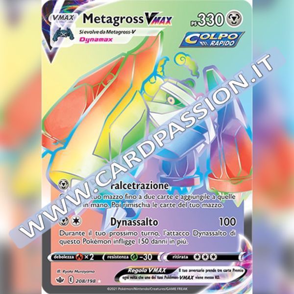 208/198 Metagross VMax Hyper | Regno Glaciale - Card Passion