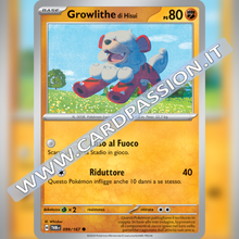 099/167 Growlithe di Hisui | Crepuscolo Mascherato