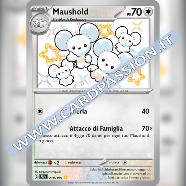 210/091 Maushold Shiny | Destino di Paldea