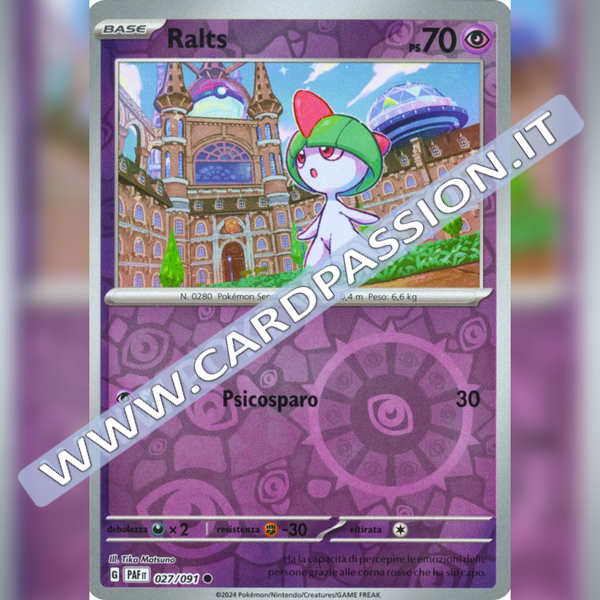 027/091 Ralts Reverse | Destino di Paldea