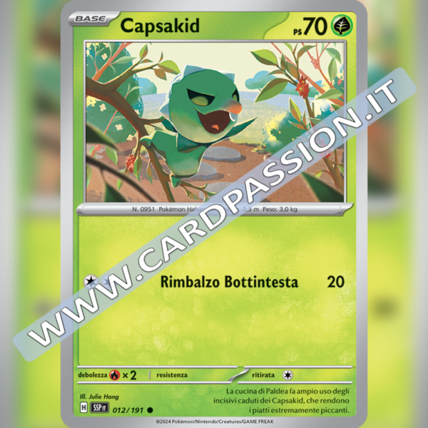 012/191 Capsakid | Scintille Folgoranti