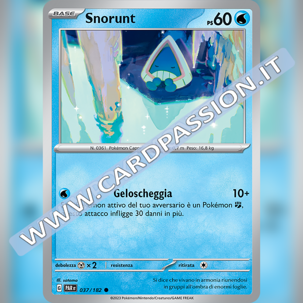 037/182 Snorunt | Paradosso Temporale
